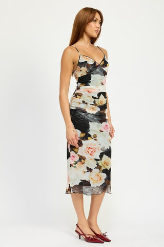 Midi Floral Dress