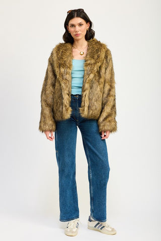 Faux Fur Jacket