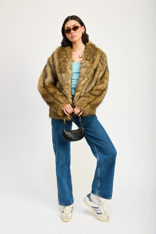 Faux Fur Jacket