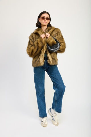 Faux Fur Jacket