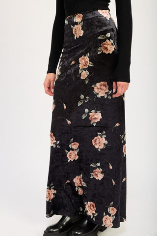 Floral Long Skirt