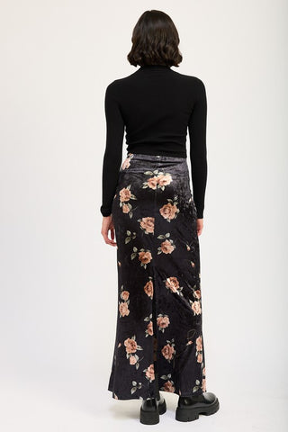 Floral Long Skirt