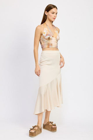 Asymmetrical Midi Skirt from Midi Skirts collection you can buy now from Fashion And Icon online shop