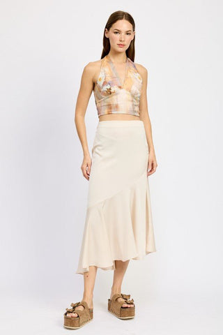 Asymmetrical Midi Skirt from Midi Skirts collection you can buy now from Fashion And Icon online shop