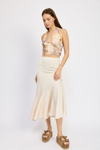 Asymmetrical Midi Skirt from Midi Skirts collection you can buy now from Fashion And Icon online shop