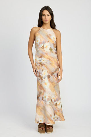 Backless Halter Dress from Maxi Dresses collection you can buy now from Fashion And Icon online shop
