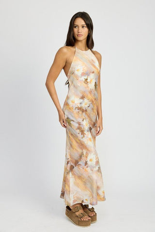 Backless Halter Dress from Maxi Dresses collection you can buy now from Fashion And Icon online shop