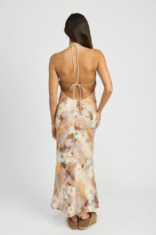 Backless Halter Dress from Maxi Dresses collection you can buy now from Fashion And Icon online shop