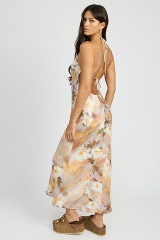 Backless Halter Dress from Maxi Dresses collection you can buy now from Fashion And Icon online shop