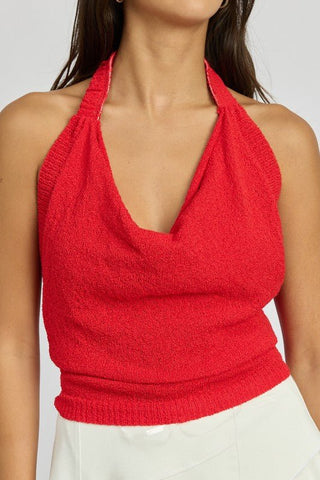 Backless Halter Top from Blouses collection you can buy now from Fashion And Icon online shop