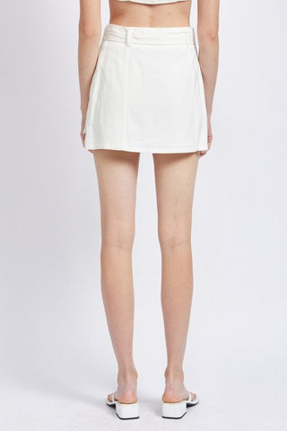 Belted Mini Skirt from Mini Skirts collection you can buy now from Fashion And Icon online shop