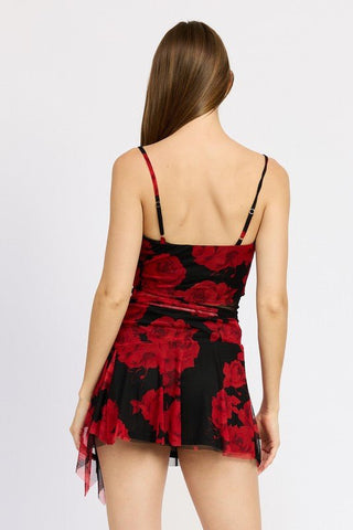 Black Floral Corset Top from Blouses collection you can buy now from Fashion And Icon online shop