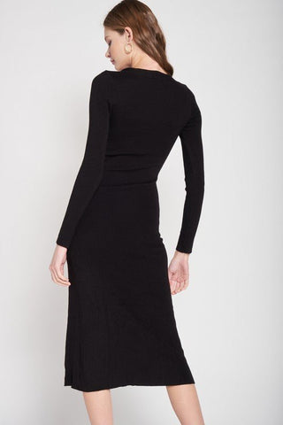 Black Midi Dress from Midi Dresses collection you can buy now from Fashion And Icon online shop