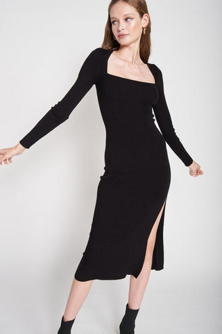 Black Midi Dress from Midi Dresses collection you can buy now from Fashion And Icon online shop