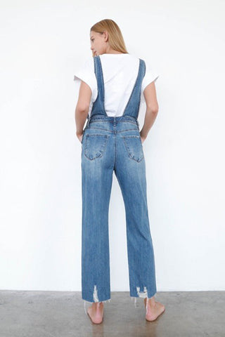 Blue Denim Jumpsuit from Bottoms collection you can buy now from Fashion And Icon online shop