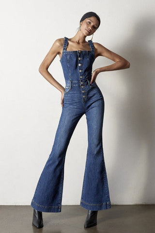 Blue Denim Overalls from Jumpsuits / Rompers collection you can buy now from Fashion And Icon online shop