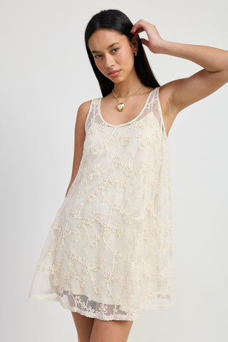 Boho Floral Crochet Mini Dress from Mini Dresses collection you can buy now from Fashion And Icon online shop