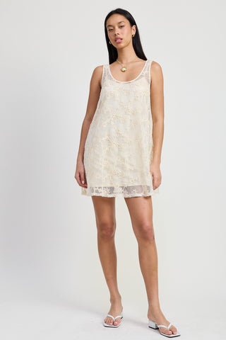 Boho Floral Crochet Mini Dress from Mini Dresses collection you can buy now from Fashion And Icon online shop