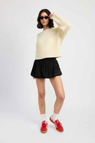 Cable Knit Sweater from Long Sleeve Top collection you can buy now from Fashion And Icon online shop