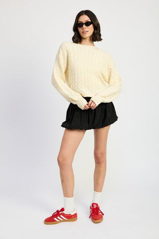 Cable Knit Sweater from Long Sleeve Top collection you can buy now from Fashion And Icon online shop