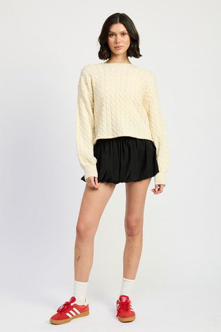 Cable Knit Sweater from Long Sleeve Top collection you can buy now from Fashion And Icon online shop