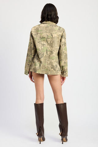 Camouflage Camo Jacket from Harrington Jacket collection you can buy now from Fashion And Icon online shop