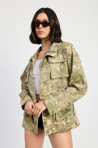 Camouflage Camo Jacket from Harrington Jacket collection you can buy now from Fashion And Icon online shop