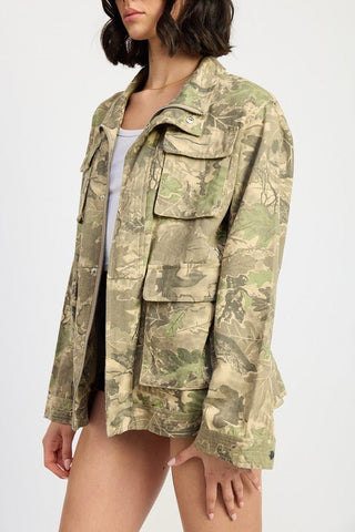 Camouflage Camo Jacket from Harrington Jacket collection you can buy now from Fashion And Icon online shop