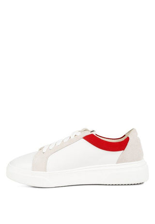 Color Block Leather Sneakers from Sneakers collection you can buy now from Fashion And Icon online shop