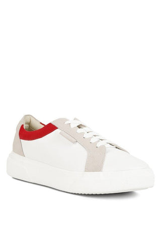 Color Block Leather Sneakers from Sneakers collection you can buy now from Fashion And Icon online shop