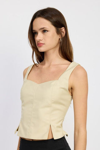 Corset Tank Top from Crop Tops collection you can buy now from Fashion And Icon online shop