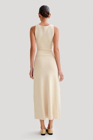 Cream Maxi Knit Dress from Maxi Dresses collection you can buy now from Fashion And Icon online shop