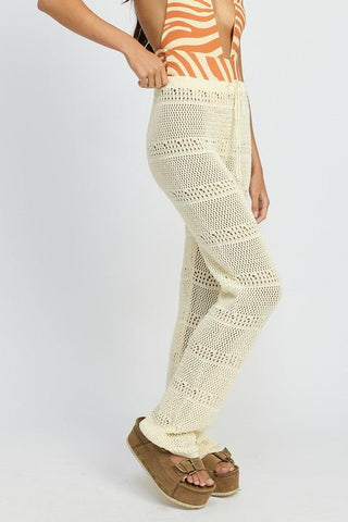 Crochet Beach Pants from Pants collection you can buy now from Fashion And Icon online shop