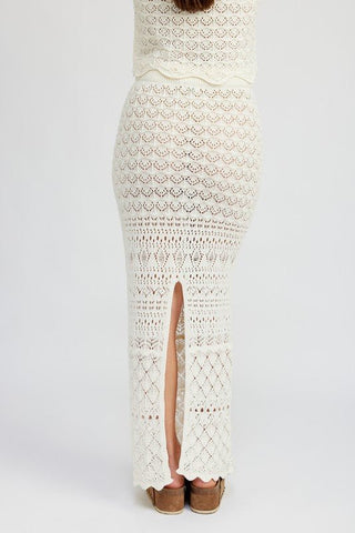 Crochet Maxi Skirt from Maxi Skirts collection you can buy now from Fashion And Icon online shop