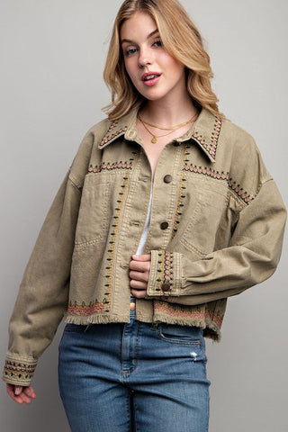 Cropped Shirt Jacket from Overshirts collection you can buy now from Fashion And Icon online shop