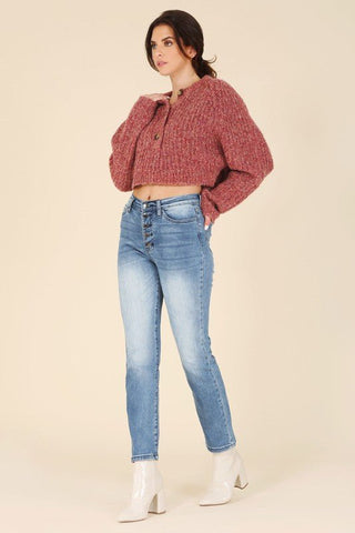 Cropped Sweater Top from Sweaters collection you can buy now from Fashion And Icon online shop