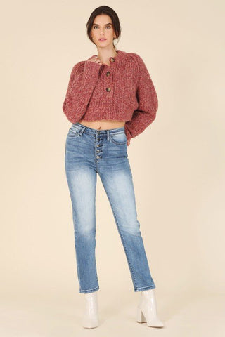 Cropped Sweater Top from Sweaters collection you can buy now from Fashion And Icon online shop