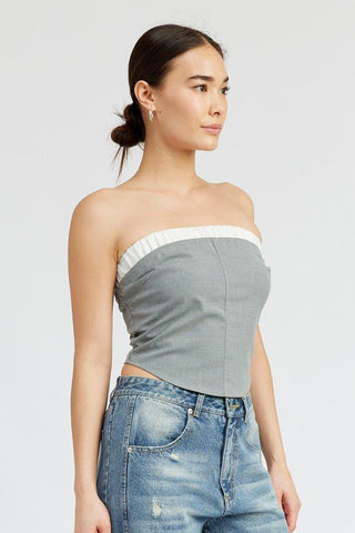 Cropped Tube Top from Crop Tops collection you can buy now from Fashion And Icon online shop