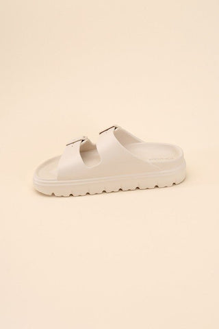 Double Buckle Slides from Slippers collection you can buy now from Fashion And Icon online shop