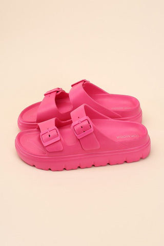 Double Buckle Slides from Slippers collection you can buy now from Fashion And Icon online shop