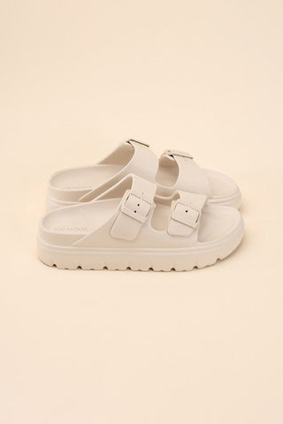 Double Buckle Slides from Slippers collection you can buy now from Fashion And Icon online shop