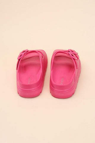 Double Buckle Slides from Slippers collection you can buy now from Fashion And Icon online shop