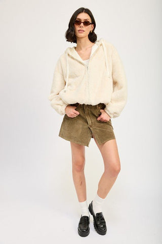 Faux Fur Hoodie from Faux Fur Coat collection you can buy now from Fashion And Icon online shop