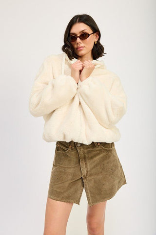 Faux Fur Hoodie from Faux Fur Coat collection you can buy now from Fashion And Icon online shop