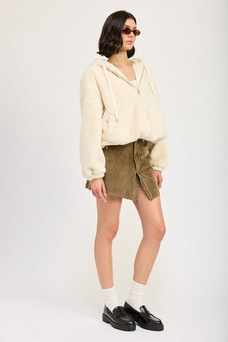 Faux Fur Hoodie from Faux Fur Coat collection you can buy now from Fashion And Icon online shop