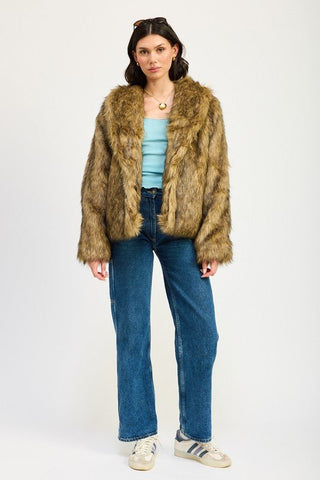 Faux Fur Jacket from Faux Fur Coat collection you can buy now from Fashion And Icon online shop