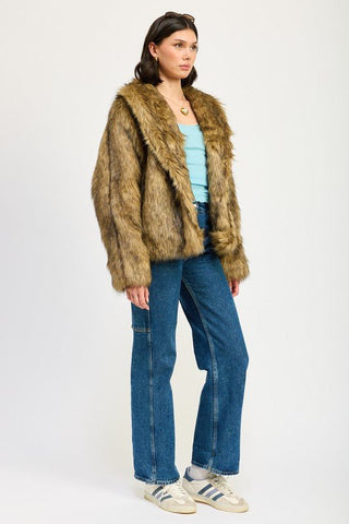 Faux Fur Jacket from Faux Fur Coat collection you can buy now from Fashion And Icon online shop