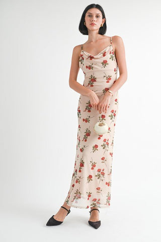 Floral Long Dress from Maxi Dresses collection you can buy now from Fashion And Icon online shop