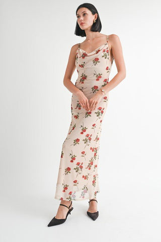 Floral Long Dress from Maxi Dresses collection you can buy now from Fashion And Icon online shop