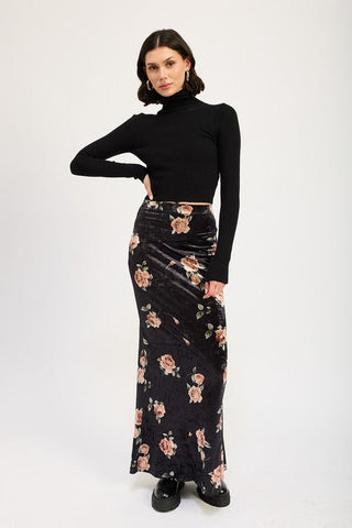 Floral Long Skirt from Maxi Skirts collection you can buy now from Fashion And Icon online shop